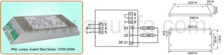 Ultraviolet Lamp,Germicidal lamp UV electronic ballast 10W,14W,17W,21W,39W,41,55W,60W,65W,75W,80W,100W,120W,150W,320W