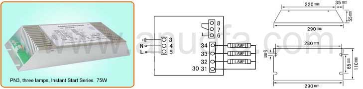 Ultraviolet Lamp,Germicidal lamp UV electronic ballast 10W,14W,17W,21W,39W,41,55W,60W,65W,75W,80W,100W,120W,150W,320W