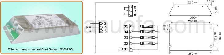 Ultraviolet Lamp,Germicidal lamp UV electronic ballast 10W,14W,17W,21W,39W,41,55W,60W,65W,75W,80W,100W,120W,150W,320W