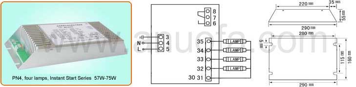 Ultraviolet Lamp,Germicidal lamp UV electronic ballast 10W,14W,17W,21W,39W,41,55W,60W,65W,75W,80W,100W,120W,150W,320W