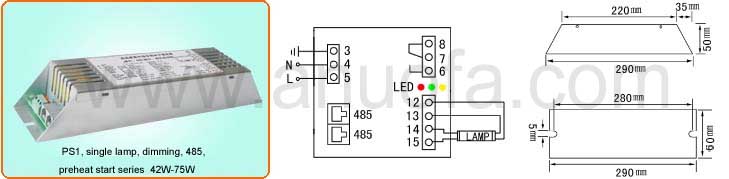 Ultraviolet Lamp,Germicidal lamp UV electronic ballast 10W,14W,17W,21W,39W,41,55W,60W,65W,75W,80W,100W,120W,150W,320W