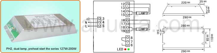 Ultraviolet Lamp,Germicidal lamp UV electronic ballast 10W,14W,17W,21W,39W,41,55W,60W,65W,75W,80W,100W,120W,150W,320W