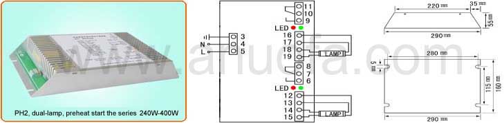 Ultraviolet Lamp,Germicidal lamp UV electronic ballast 10W,14W,17W,21W,39W,41,55W,60W,65W,75W,80W,100W,120W,150W,320W