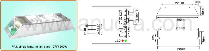 Ultraviolet Lamp,Germicidal lamp UV electronic ballast 10W,14W,17W,21W,39W,41,55W,60W,65W,75W,80W,100W,120W,150W,320W