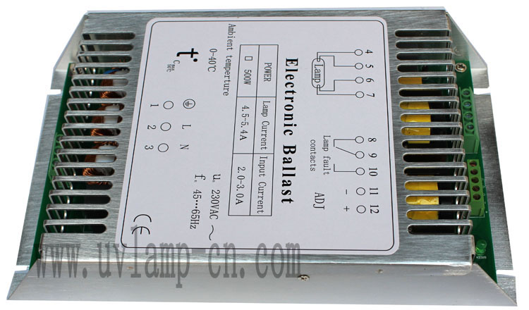 Electronic UV Ballast 500W for uv lamp