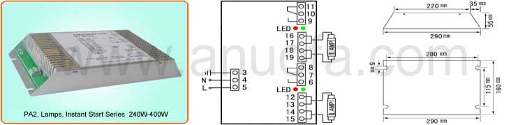 Ultraviolet Lamp,Germicidal lamp UV electronic ballast 10W,14W,17W,21W,39W,41,55W,60W,65W,75W,80W,100W,120W,150W,320W