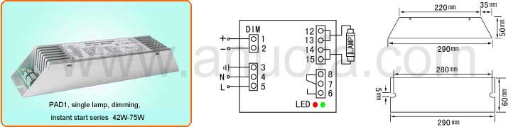 Ultraviolet Lamp,Germicidal lamp UV electronic ballast 10W,14W,17W,21W,39W,41,55W,60W,65W,75W,80W,100W,120W,150W,320W