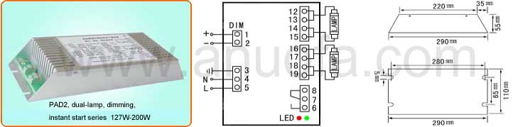 Ultraviolet Lamp,Germicidal lamp UV electronic ballast 10W,14W,17W,21W,39W,41,55W,60W,65W,75W,80W,100W,120W,150W,320W