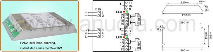 Ultraviolet Lamp,Germicidal lamp UV electronic ballast 10W,14W,17W,21W,39W,41,55W,60W,65W,75W,80W,100W,120W,150W,320W