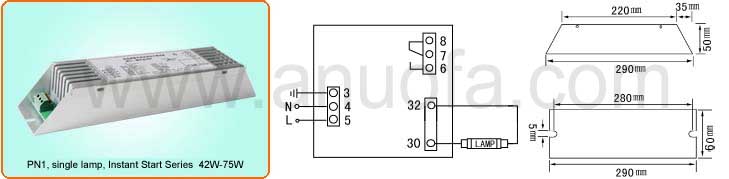 Ultraviolet Lamp,Germicidal lamp UV electronic ballast 10W,14W,17W,21W,39W,41,55W,60W,65W,75W,80W,100W,120W,150W,320W